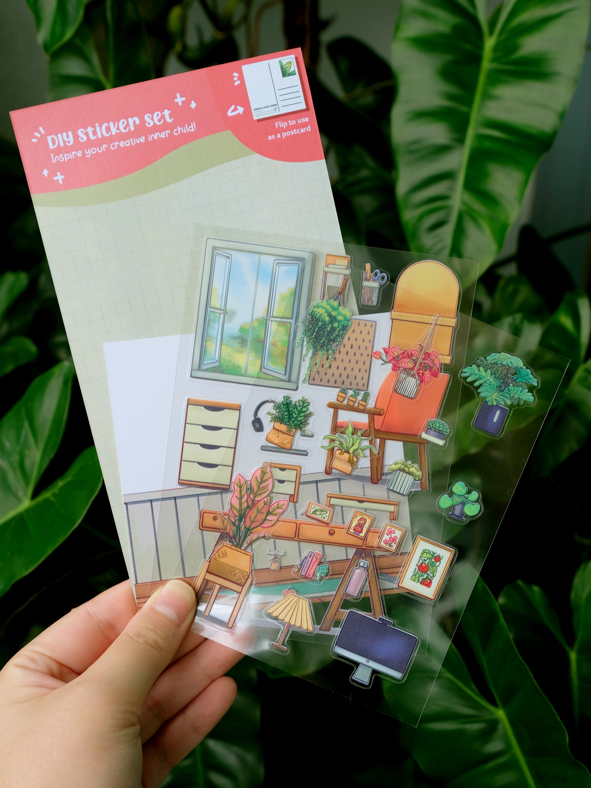 DIY Sticker Pack - A Chill Desk