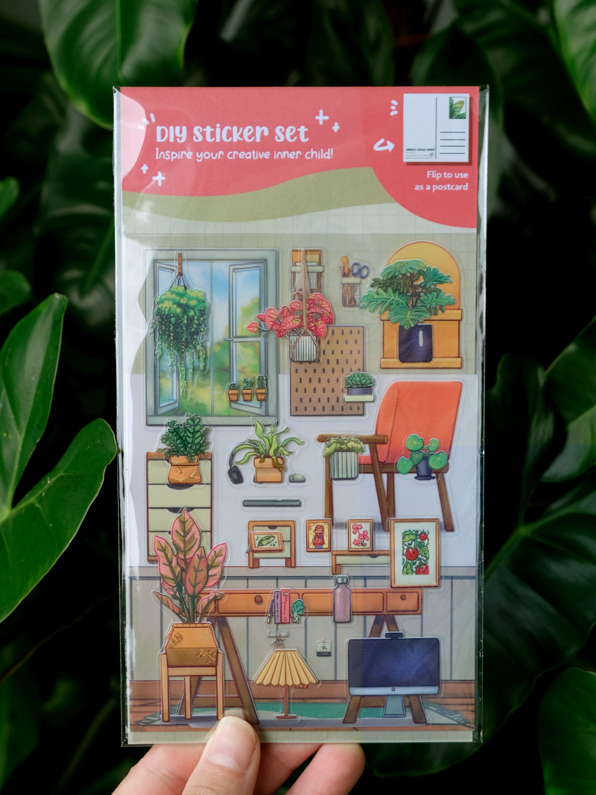 DIY Sticker Pack - A Chill Desk