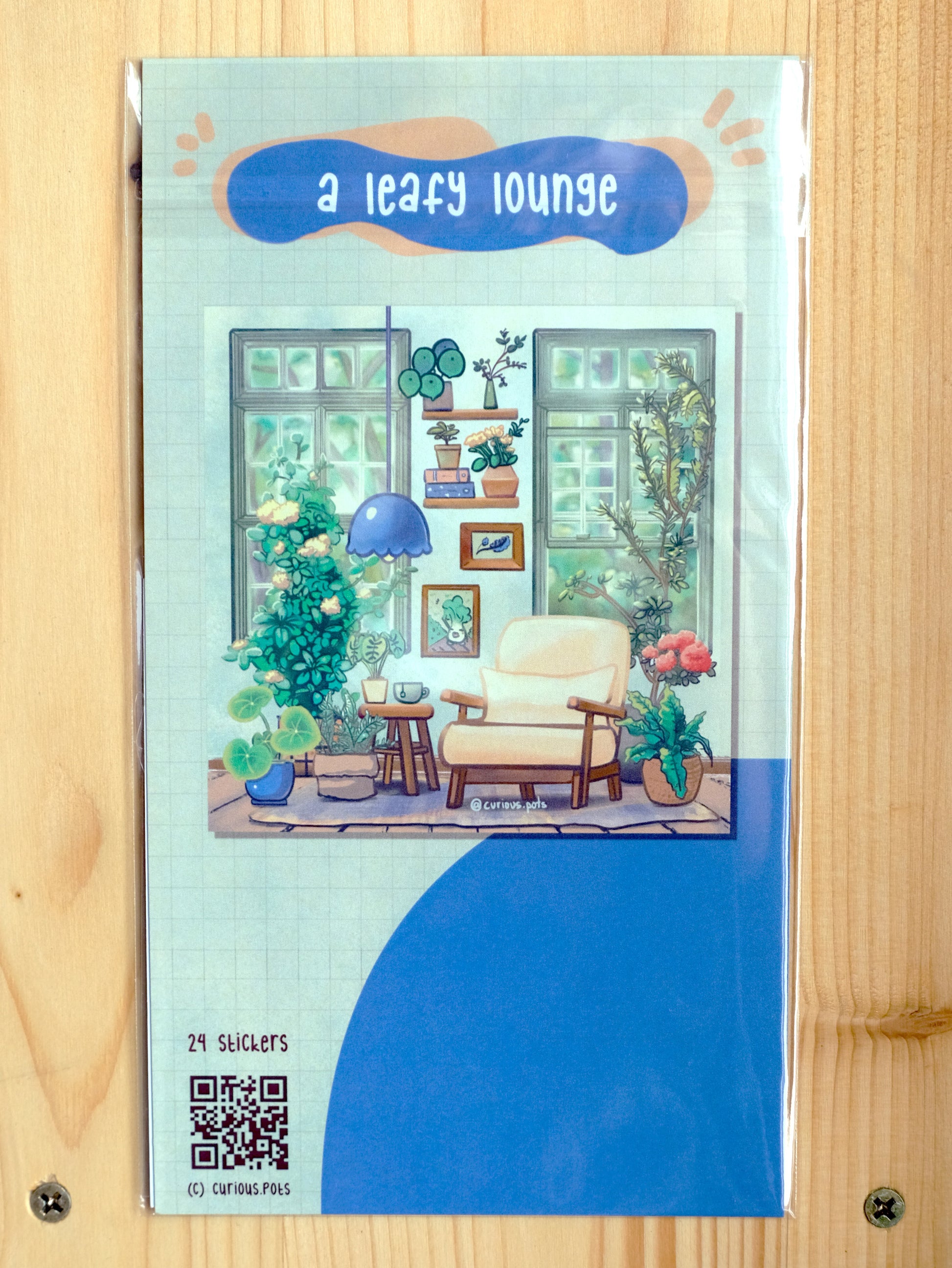 DIY Sticker Pack - A Leafy Lounge