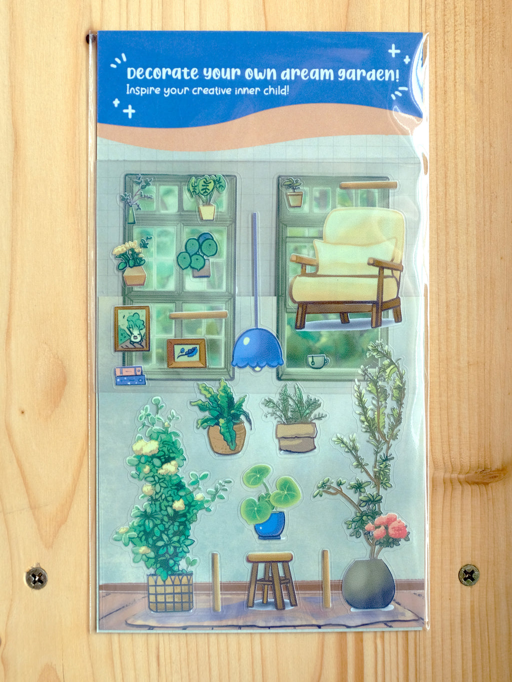 DIY Sticker Pack - A Leafy Lounge