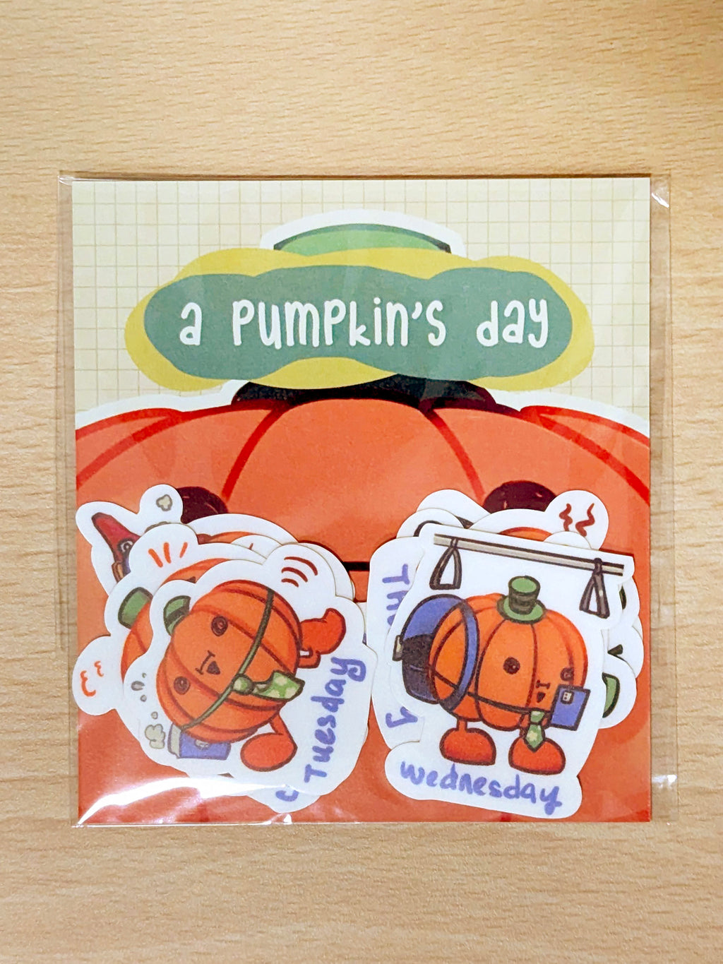 Sticker Pack - A Pumpkin's Day