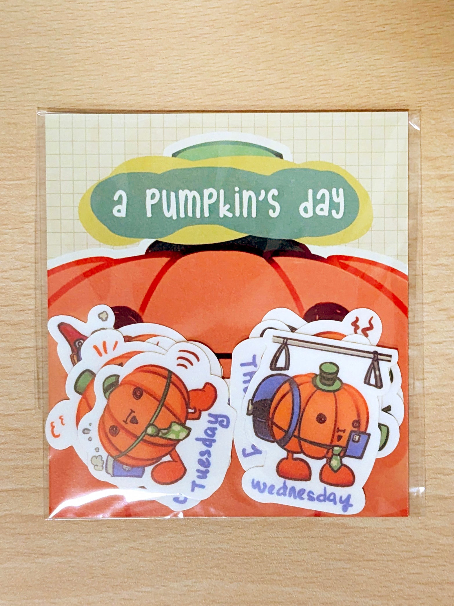 Sticker Pack - A Pumpkin's Day