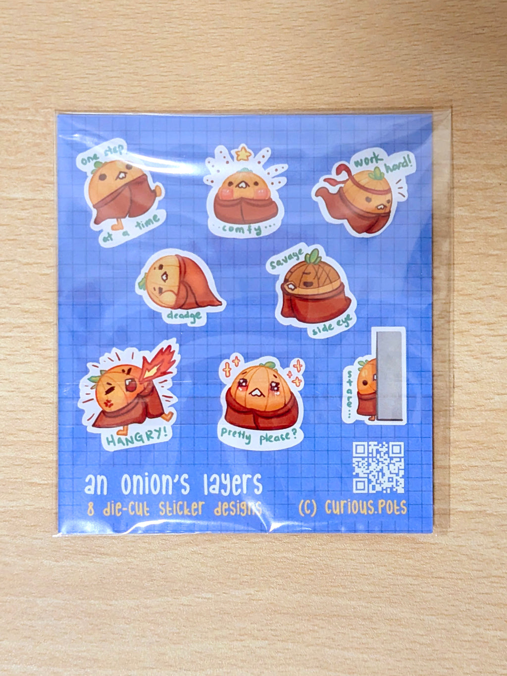 Sticker Pack - An Onion's Layers