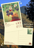 Postcard - Eating Blackberries
