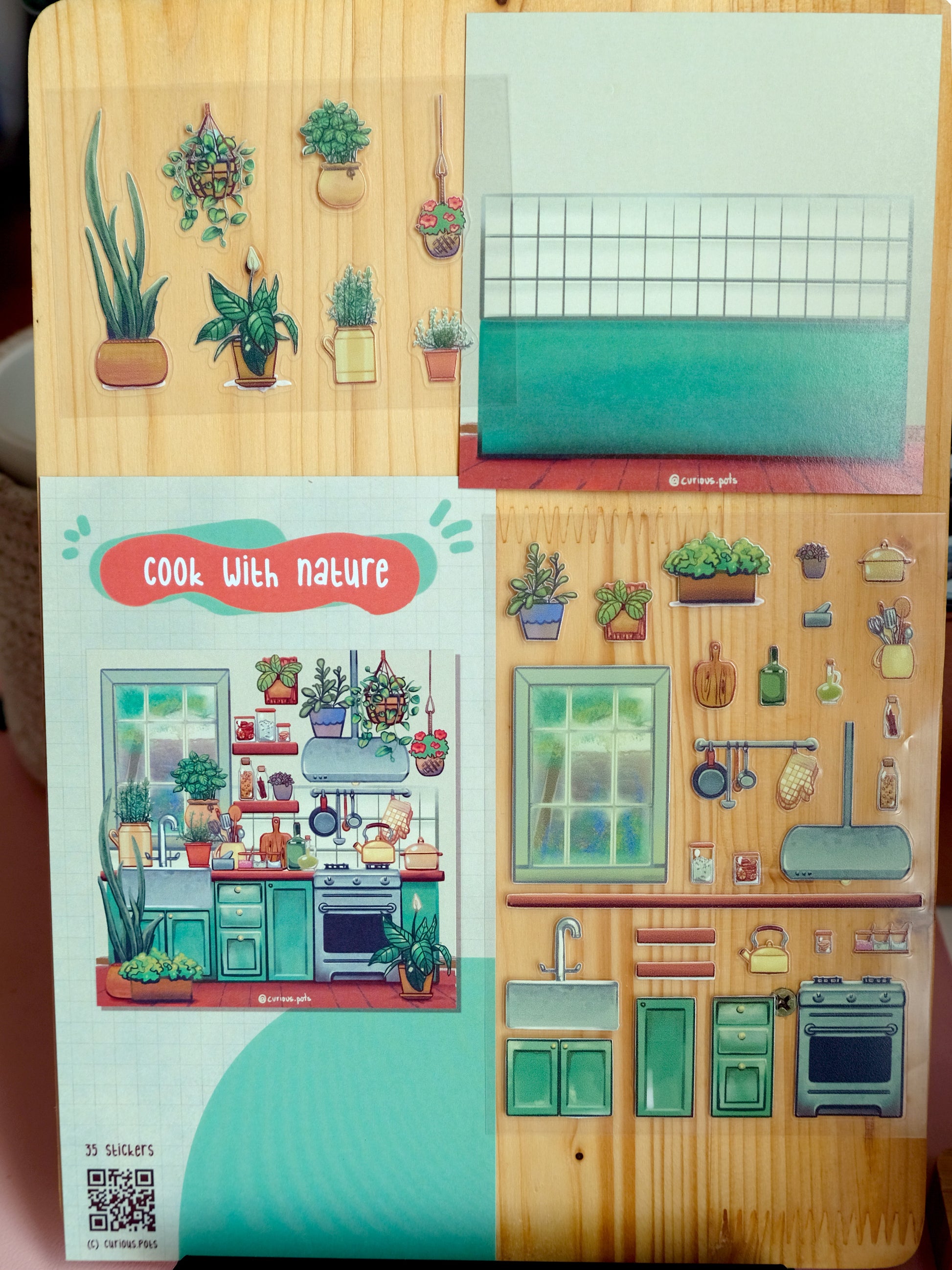 DIY Sticker Pack - Cook With Nature
