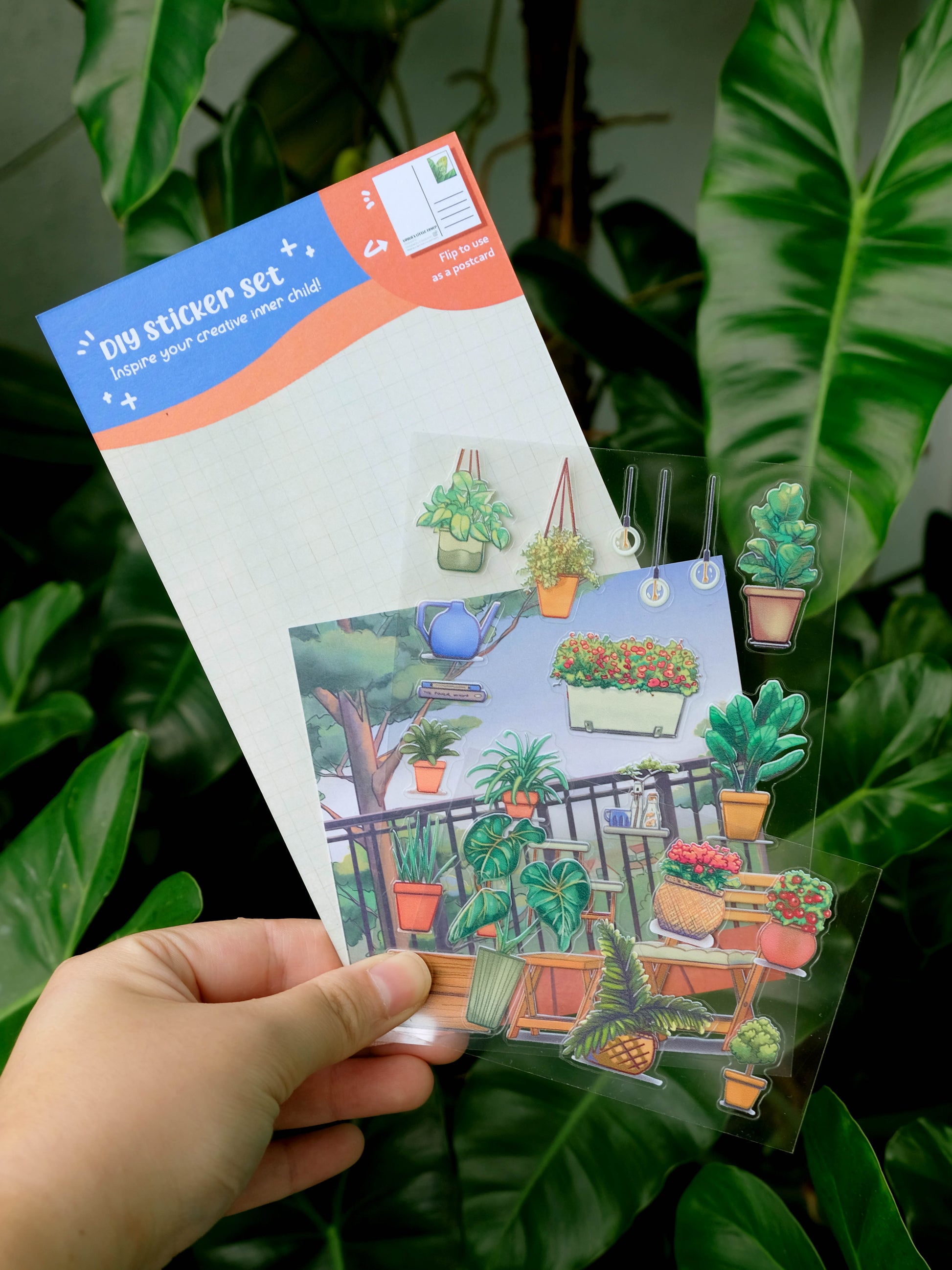 DIY Sticker Pack - Cozy Balcony