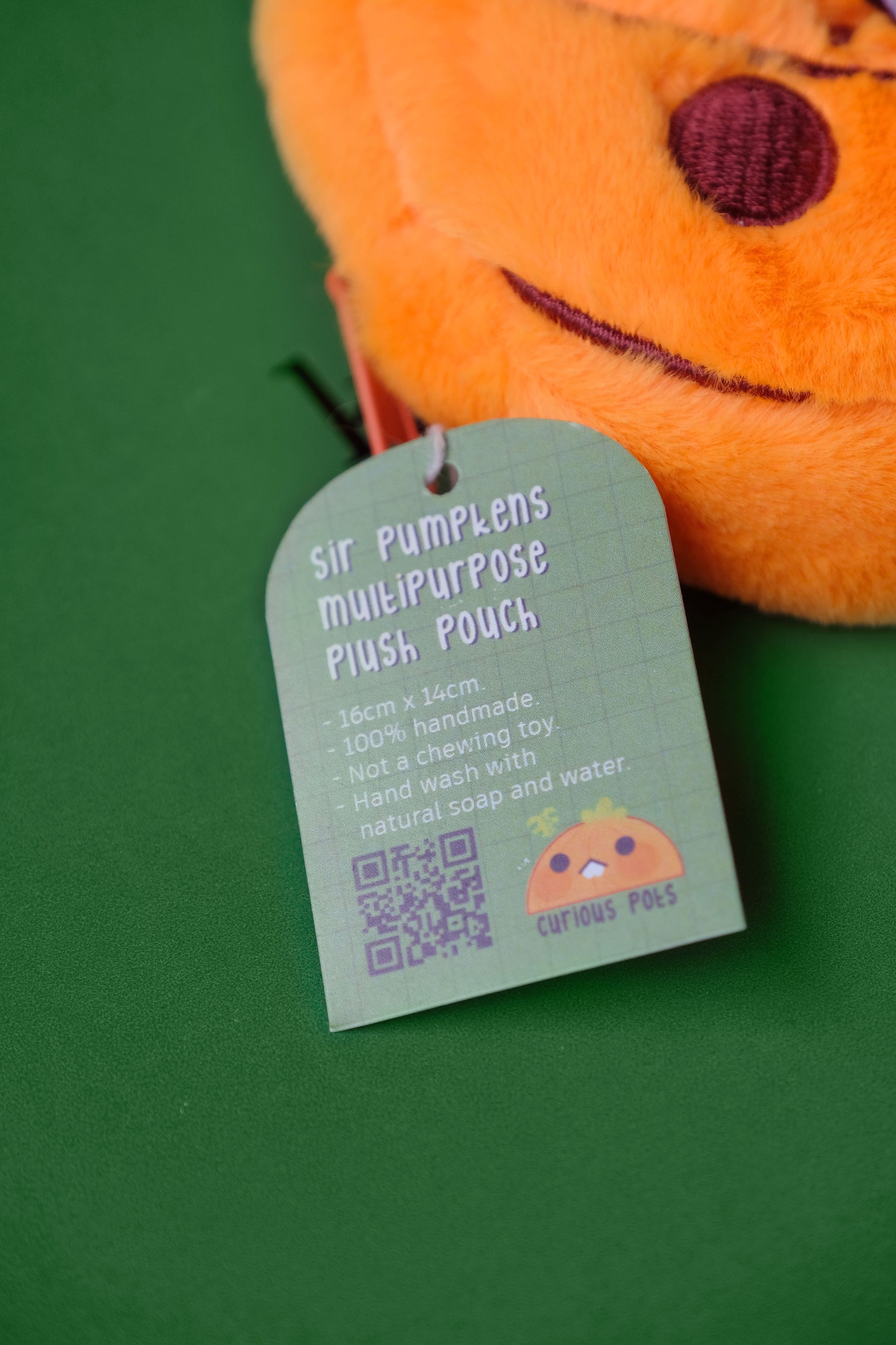Sir Pumpkens Multipurpose Plush Pouch
