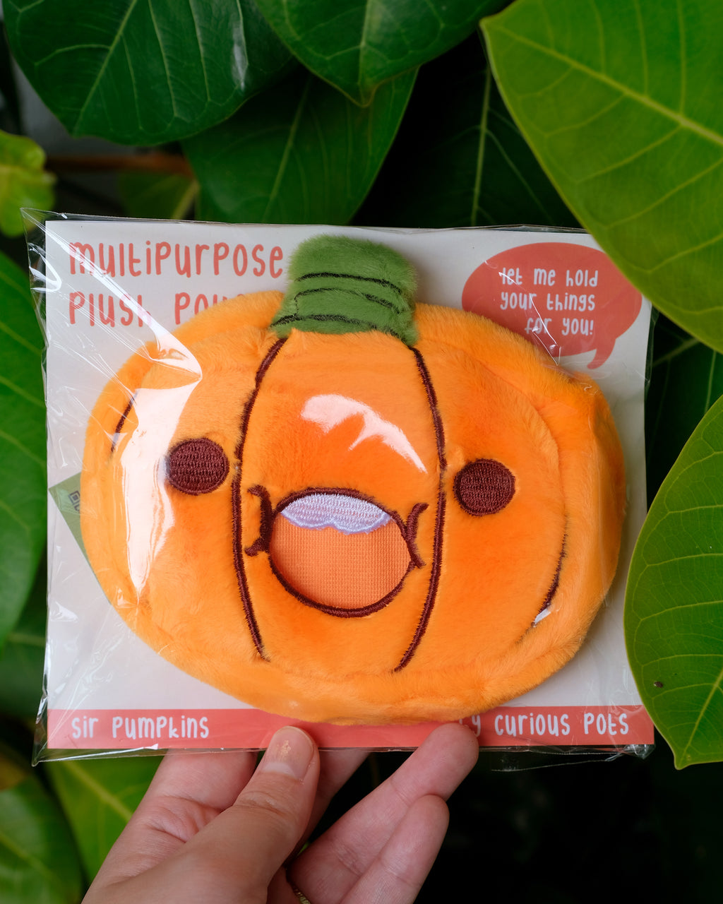 Sir Pumpkens Multipurpose Plush Pouch