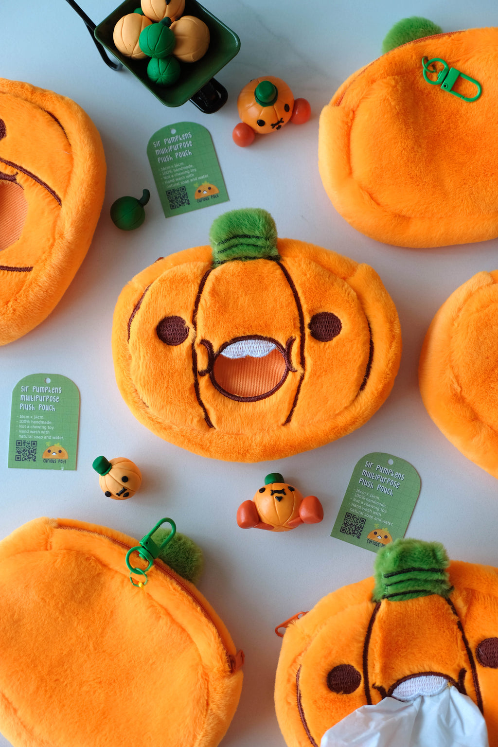 Sir Pumpkens Multipurpose Plush Pouch
