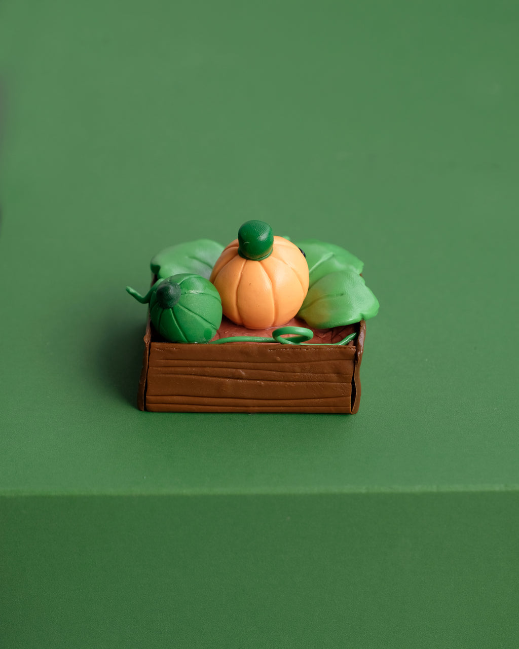 Polymer Clay Pumpkin Patch Desk Buddy