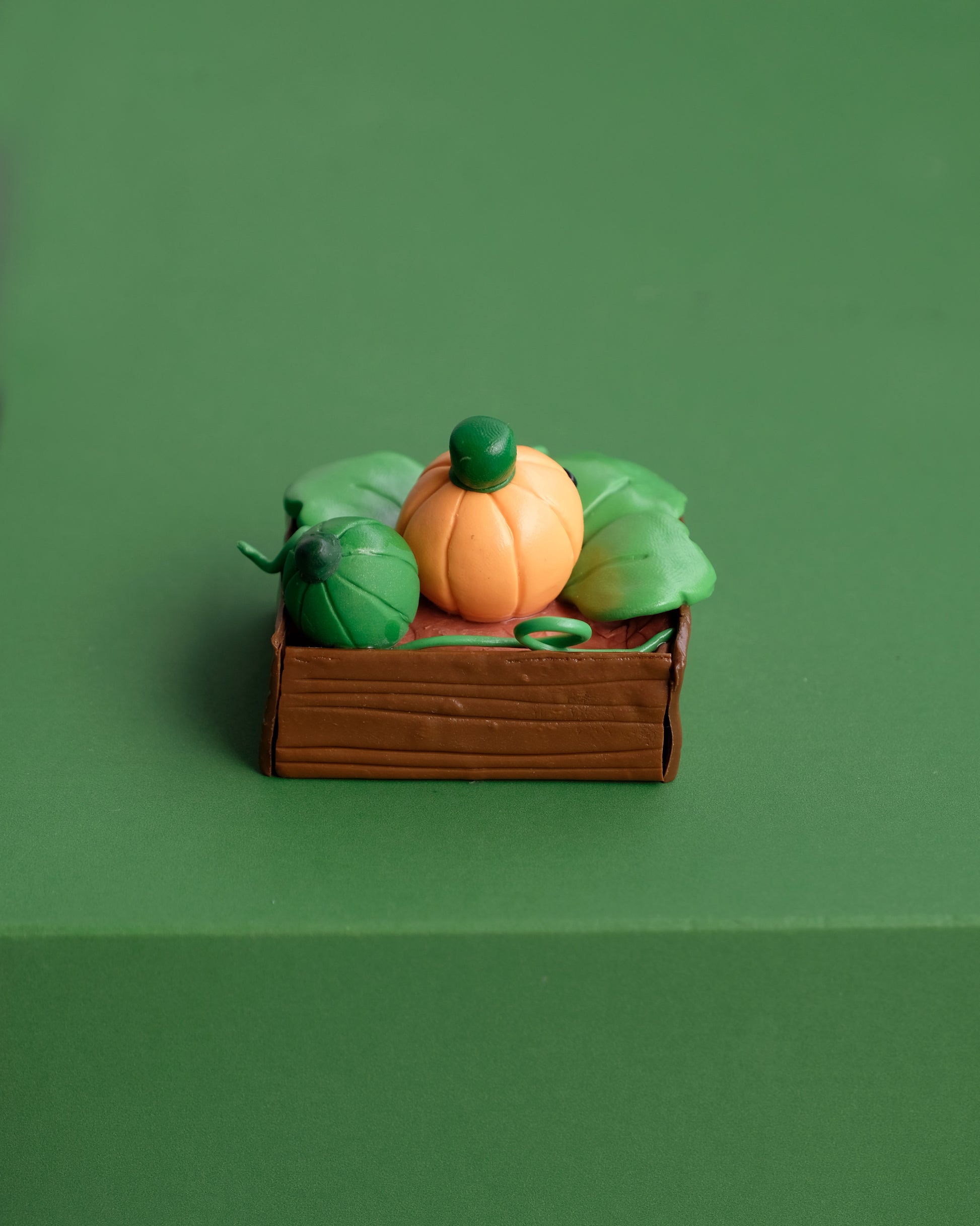 Polymer Clay Pumpkin Patch Desk Buddy