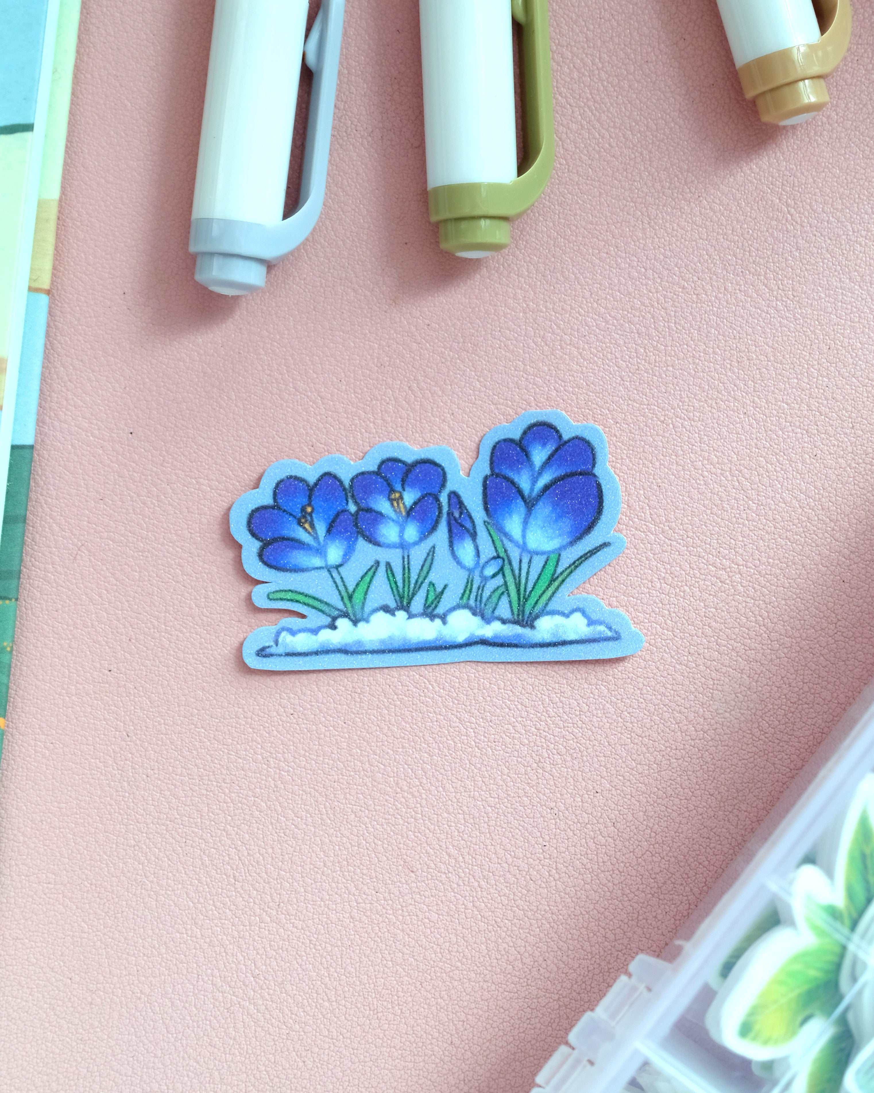 Vinyl Sticker - Winter Crocus