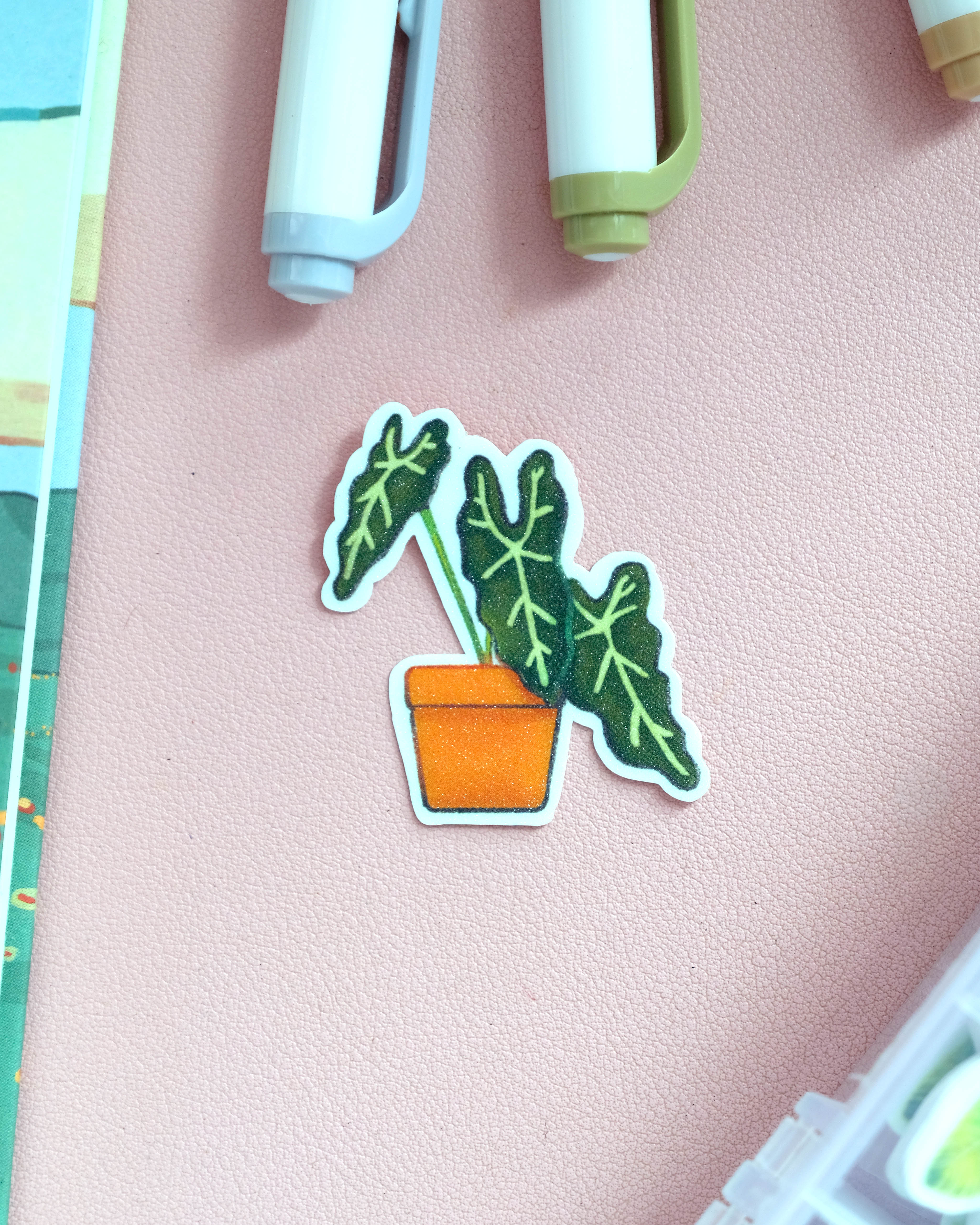 Vinyl Sticker - Alocasia Frydek