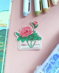 Vinyl Sticker - Peonies