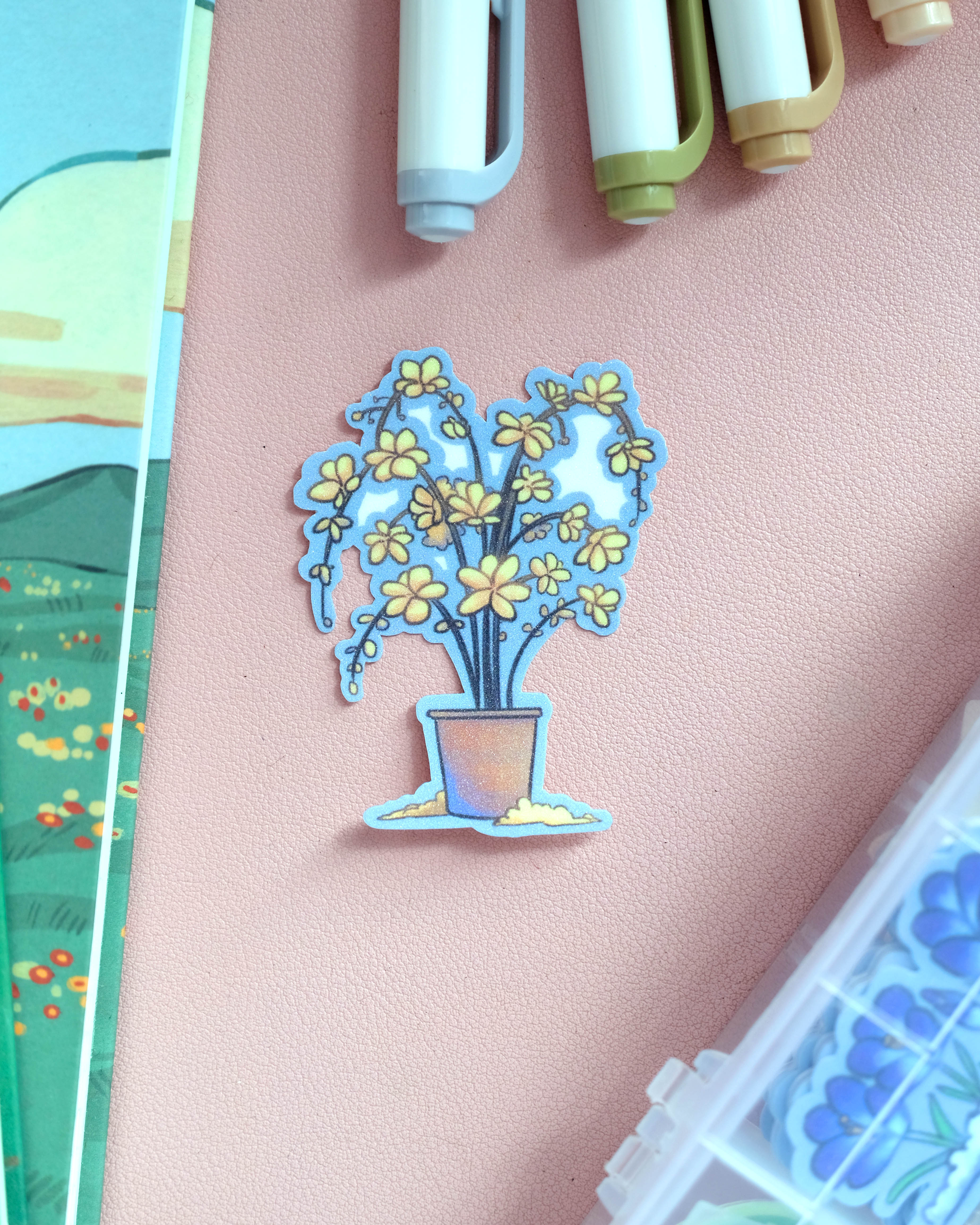Vinyl Sticker - Winter Jasmines