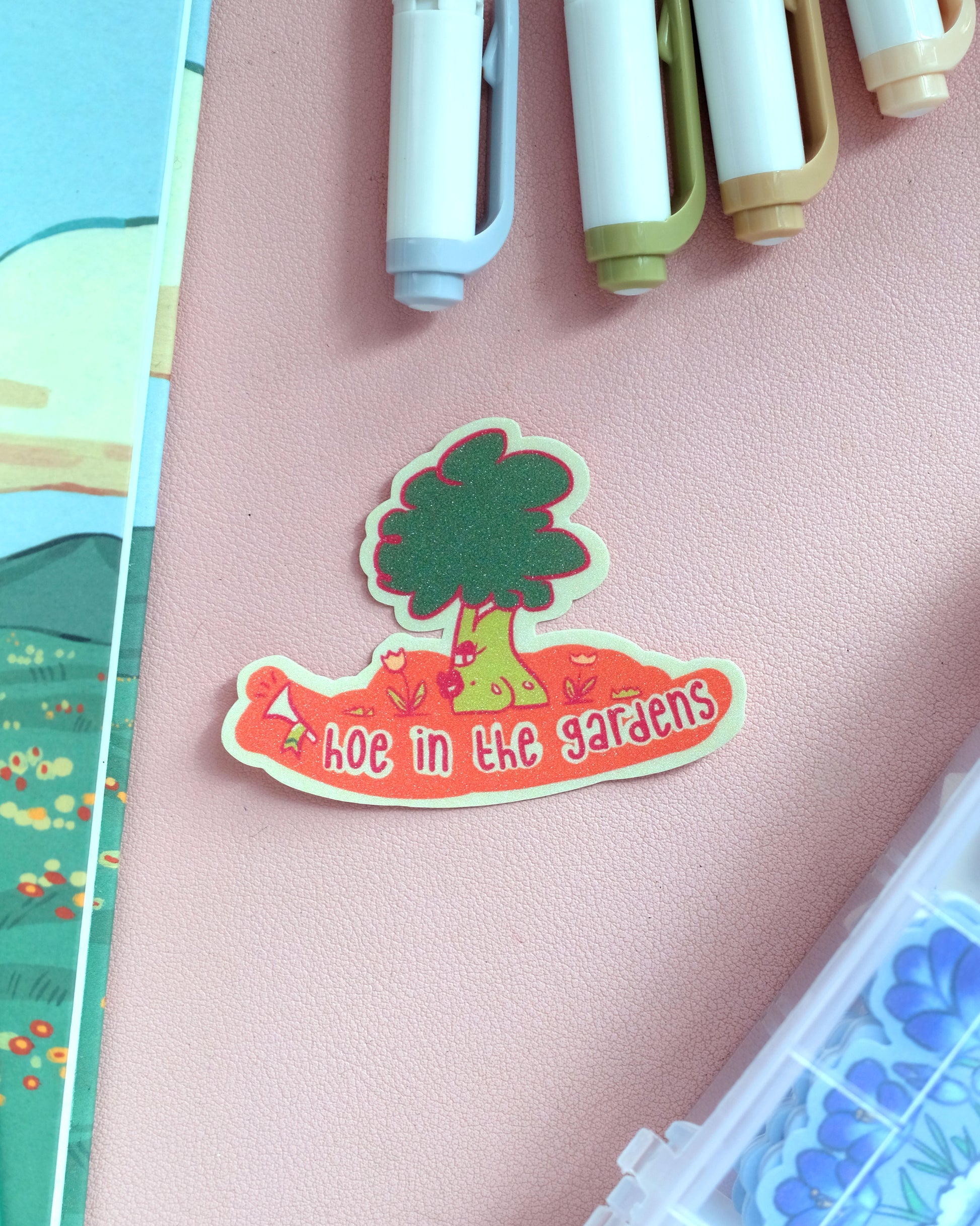 Vinyl Sticker - Hoe in the Gardens