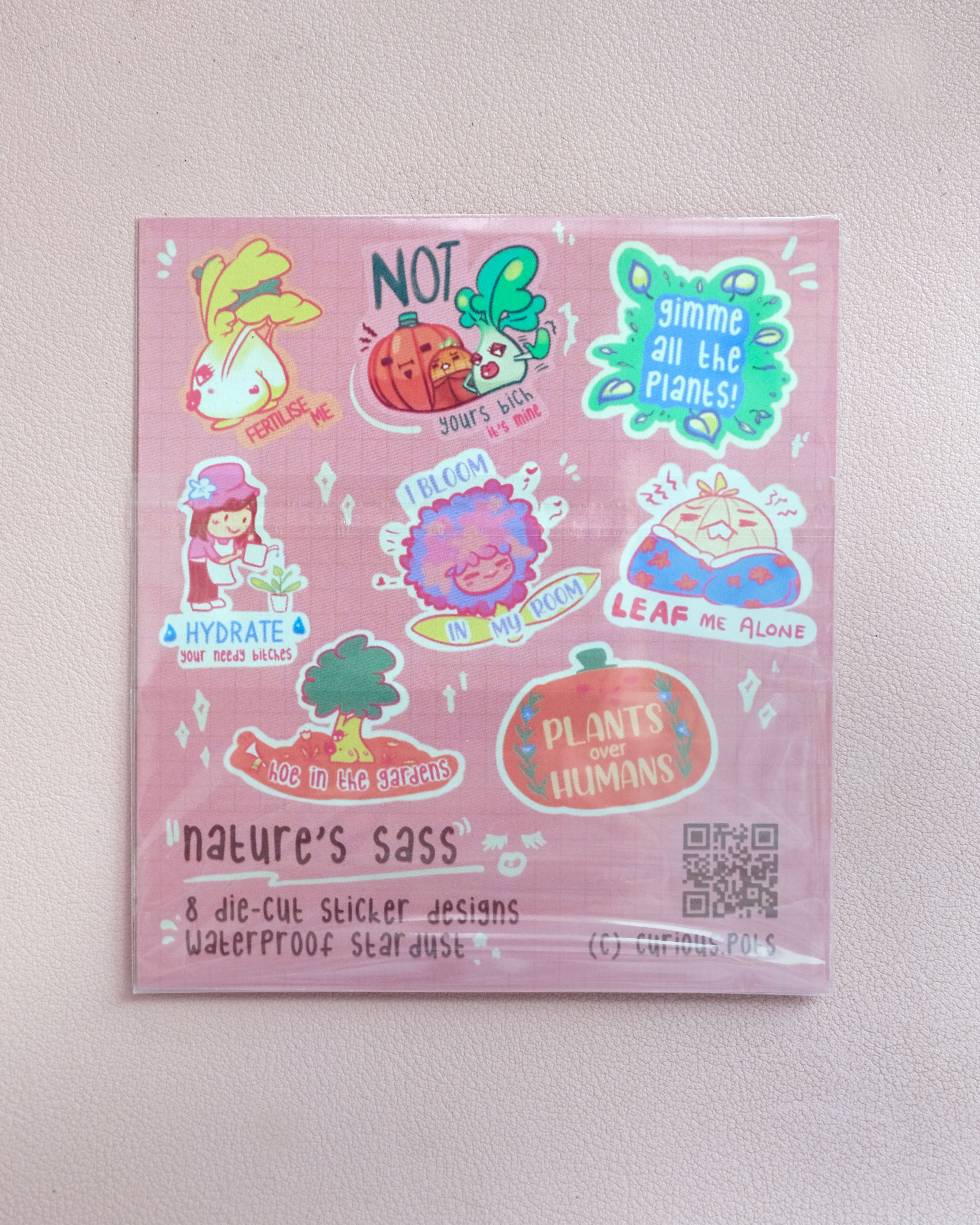 Sticker Pack - Nature's Sass
