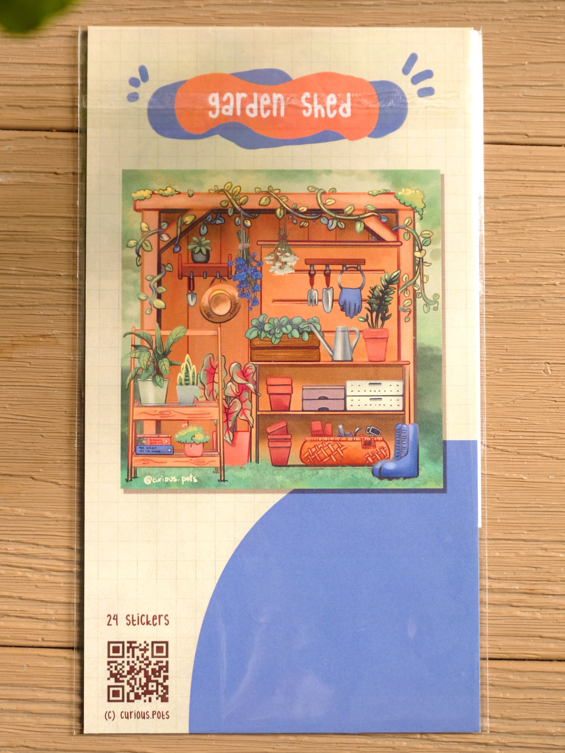 DIY Sticker Pack - Garden Shed