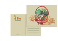 Postcard - Harvest Basket