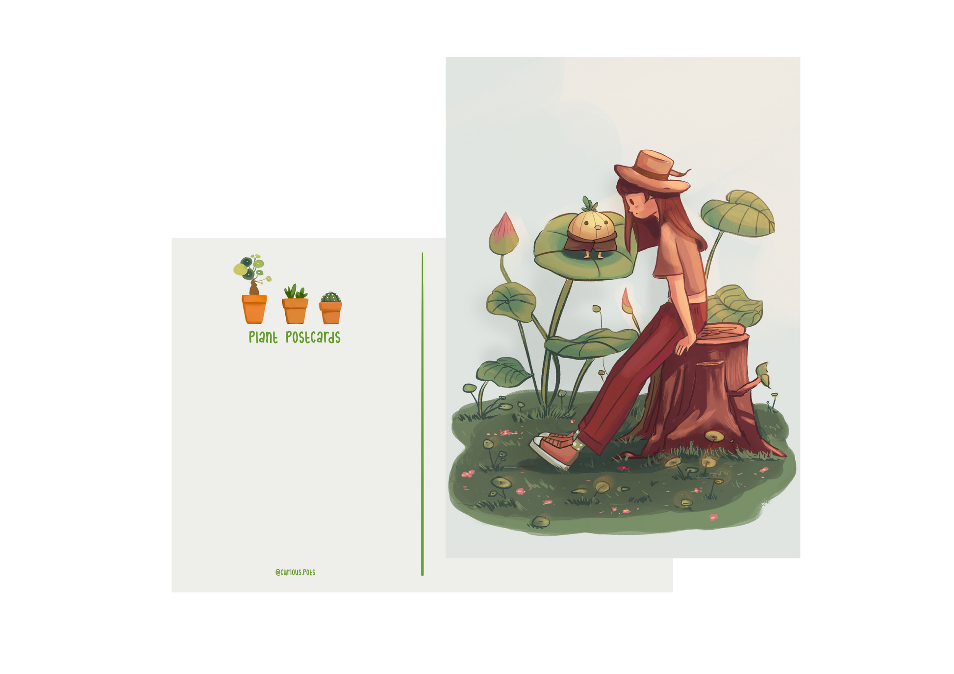 Postcard - Layla & Onion Boi