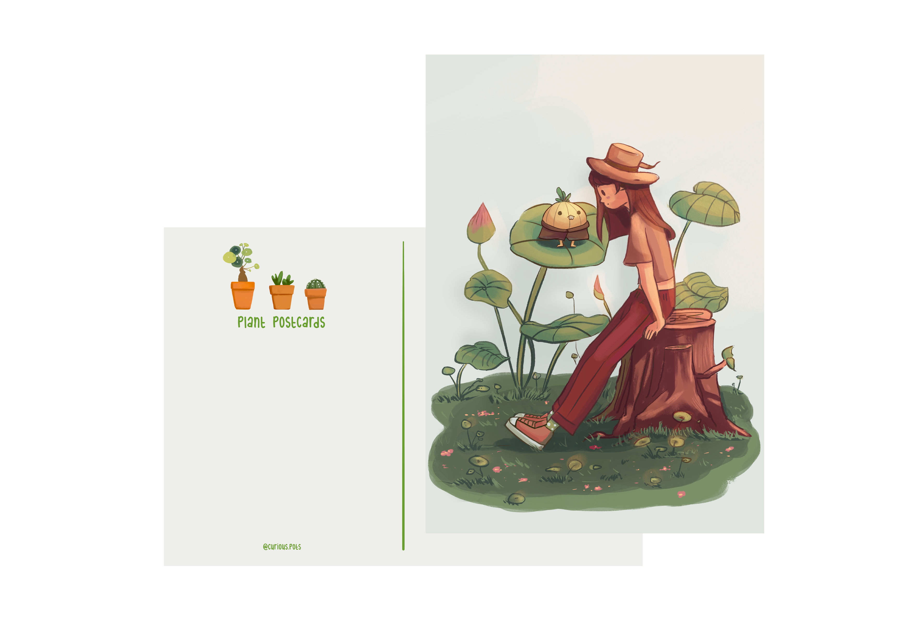 Postcard - Layla & Onion Boi