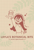 Layla's Botanical Bits - Monthly Digital Stickers and Wallpapers