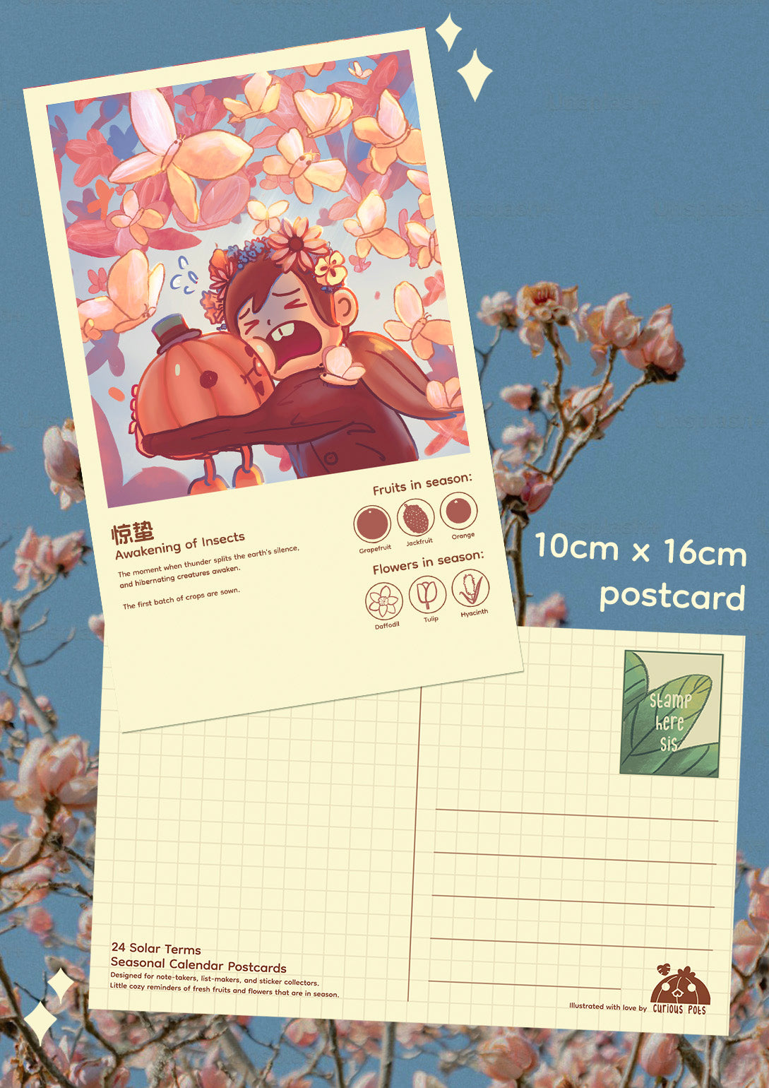 Layla Postcard - Butterflies