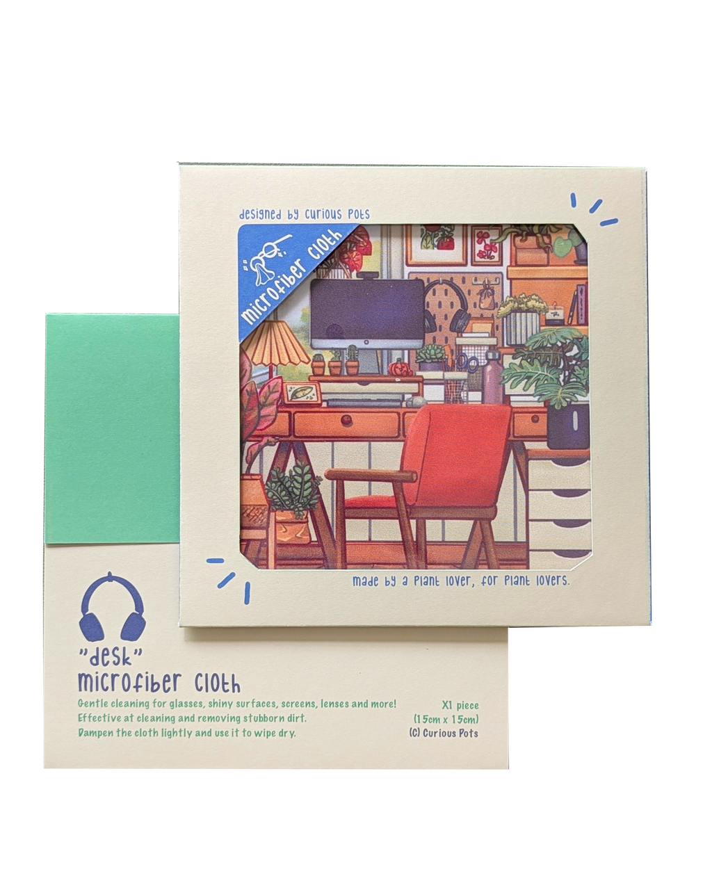 Multipurpose Microfiber Cloth / Lens Cloth - Desk