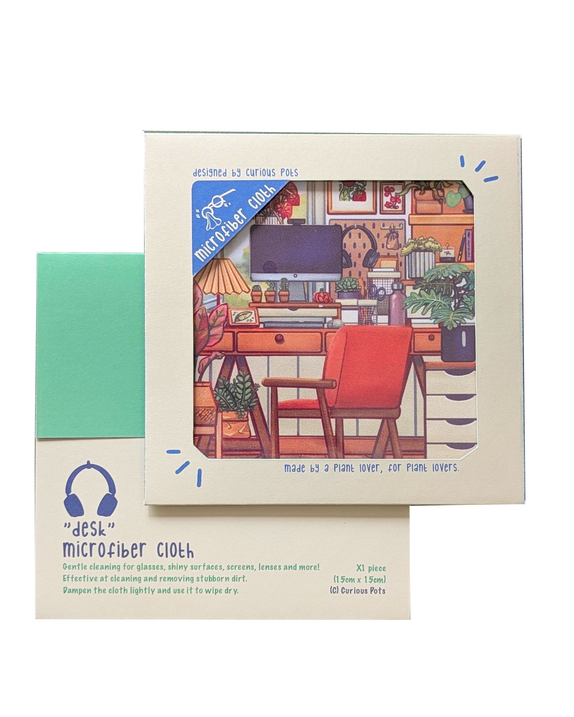 Multipurpose Microfiber Cloth / Lens Cloth - Desk