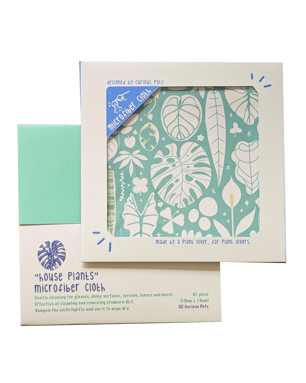 Multipurpose Microfiber Cloth / Lens Cloth - House Plants