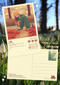 Layla Postcard - Tying Shoes in a Cold Autumn Day