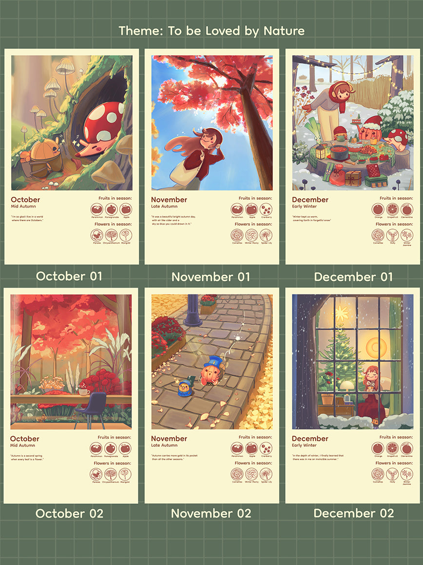 2027 Calendar - Multipurpose with Wooden Stand