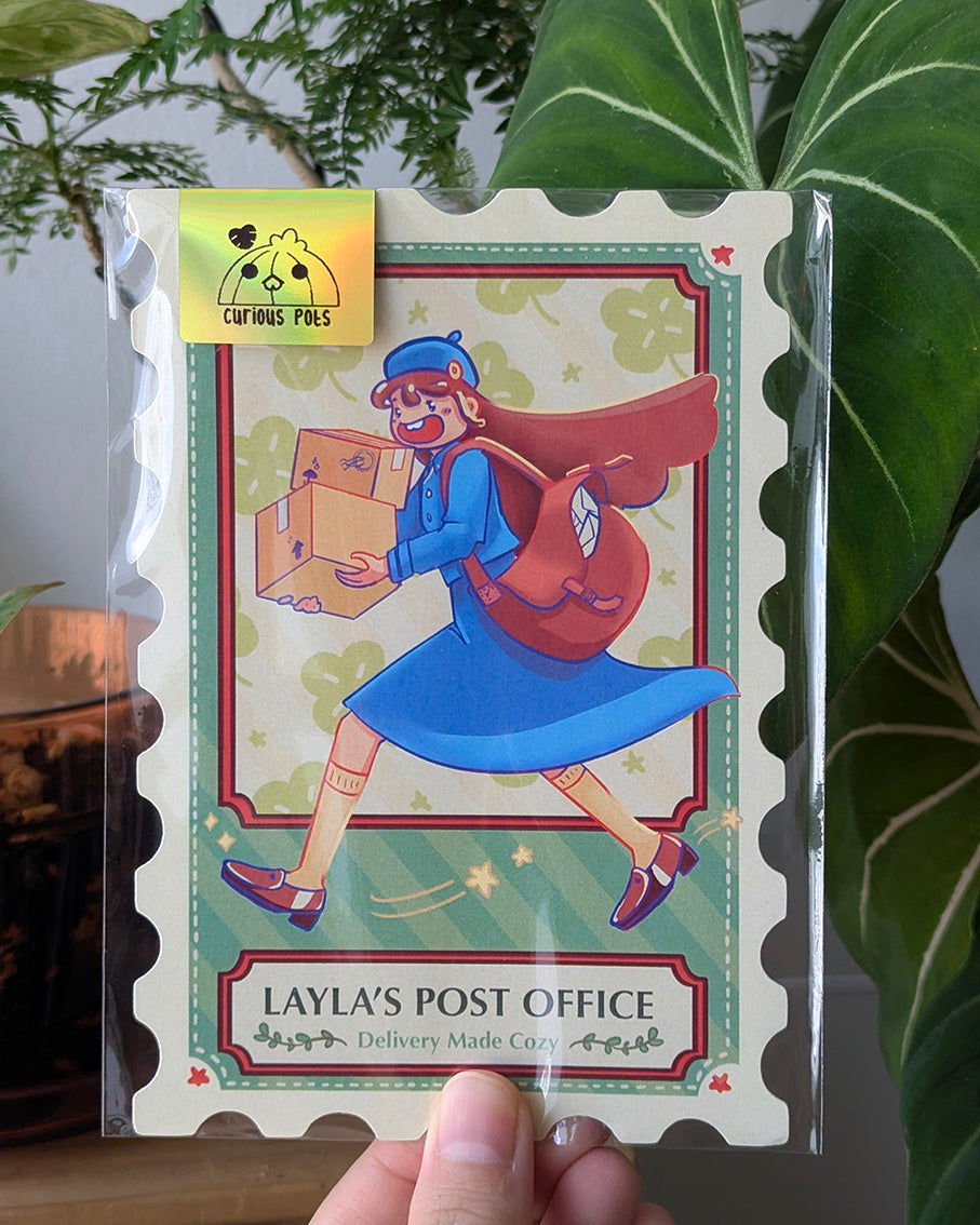 Vintage Postcard - Delivery Made Cozy