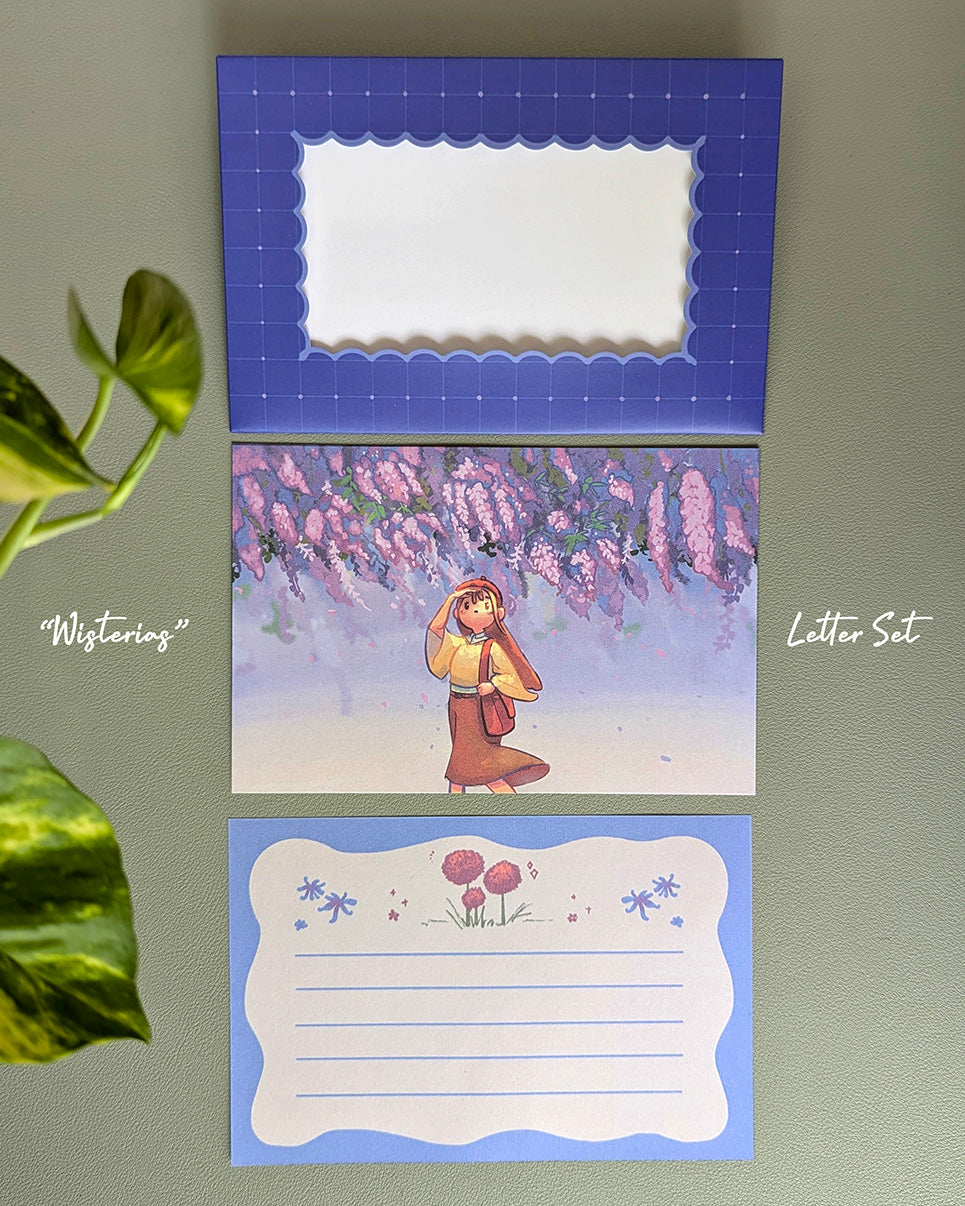 Letter Set - "Wisterias"