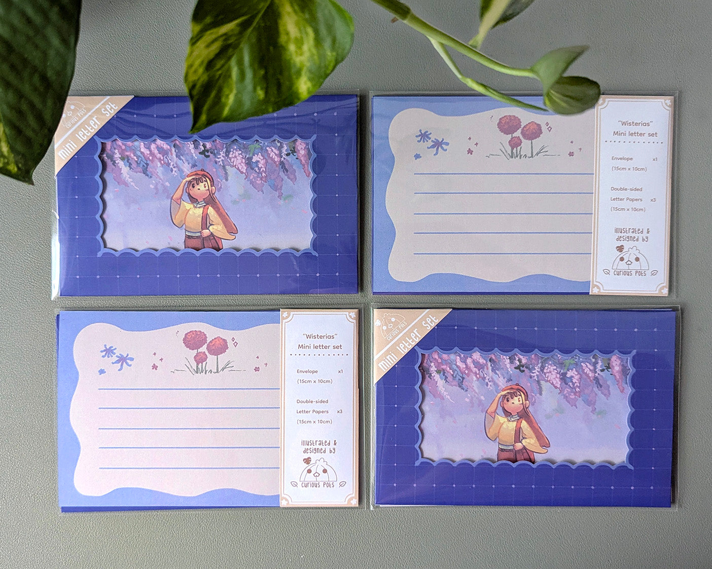 Letter Set - "Wisterias"