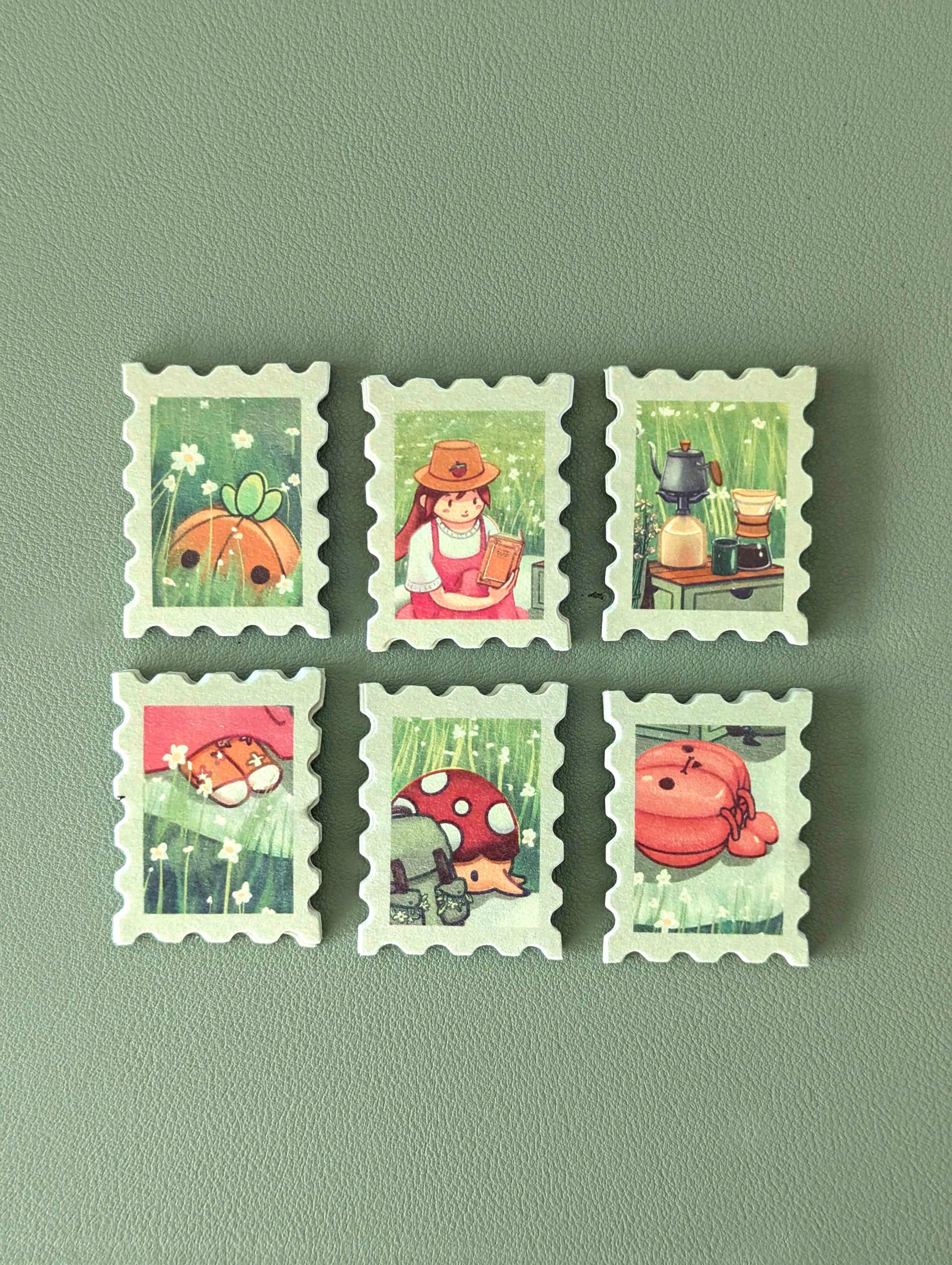 Stamp Sticker Pack - Daisy Fields
