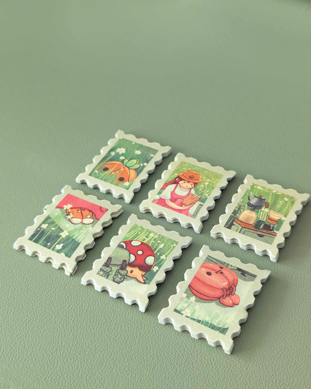 Stamp Sticker Pack - Daisy Fields