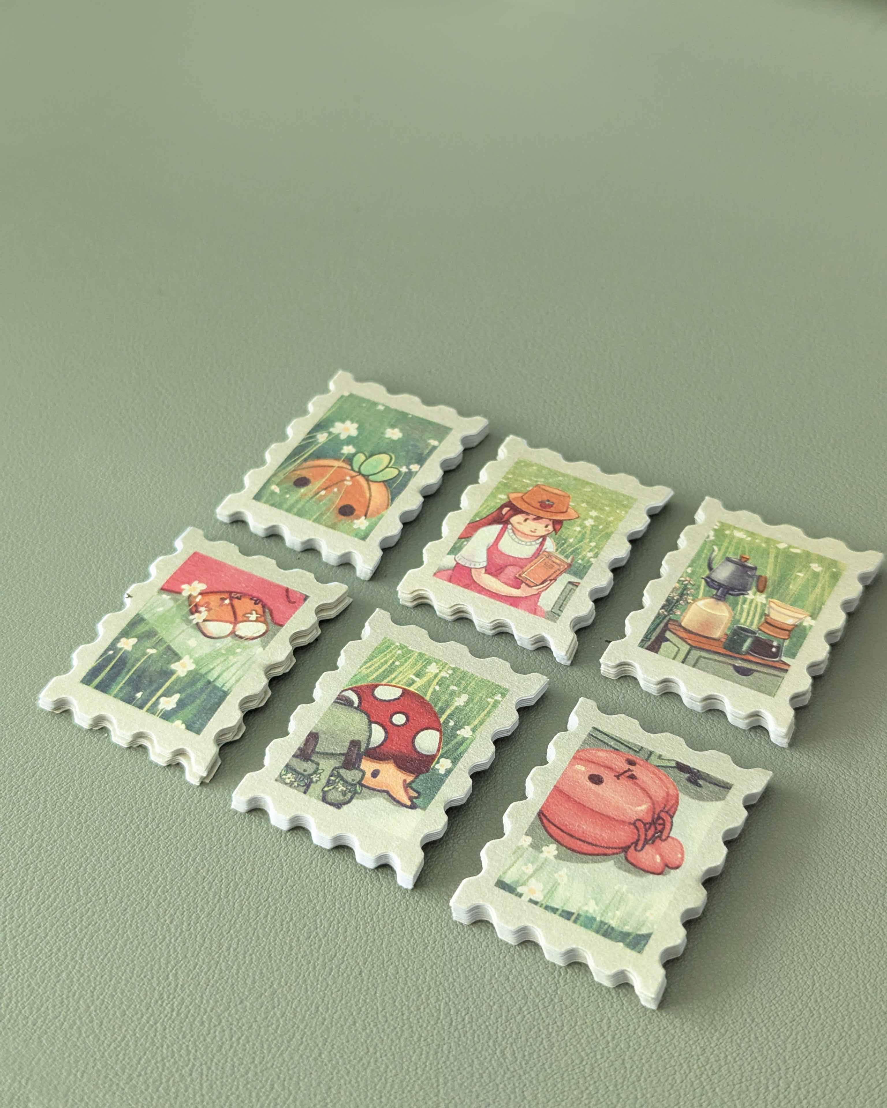 Stamp Sticker Pack - Daisy Fields