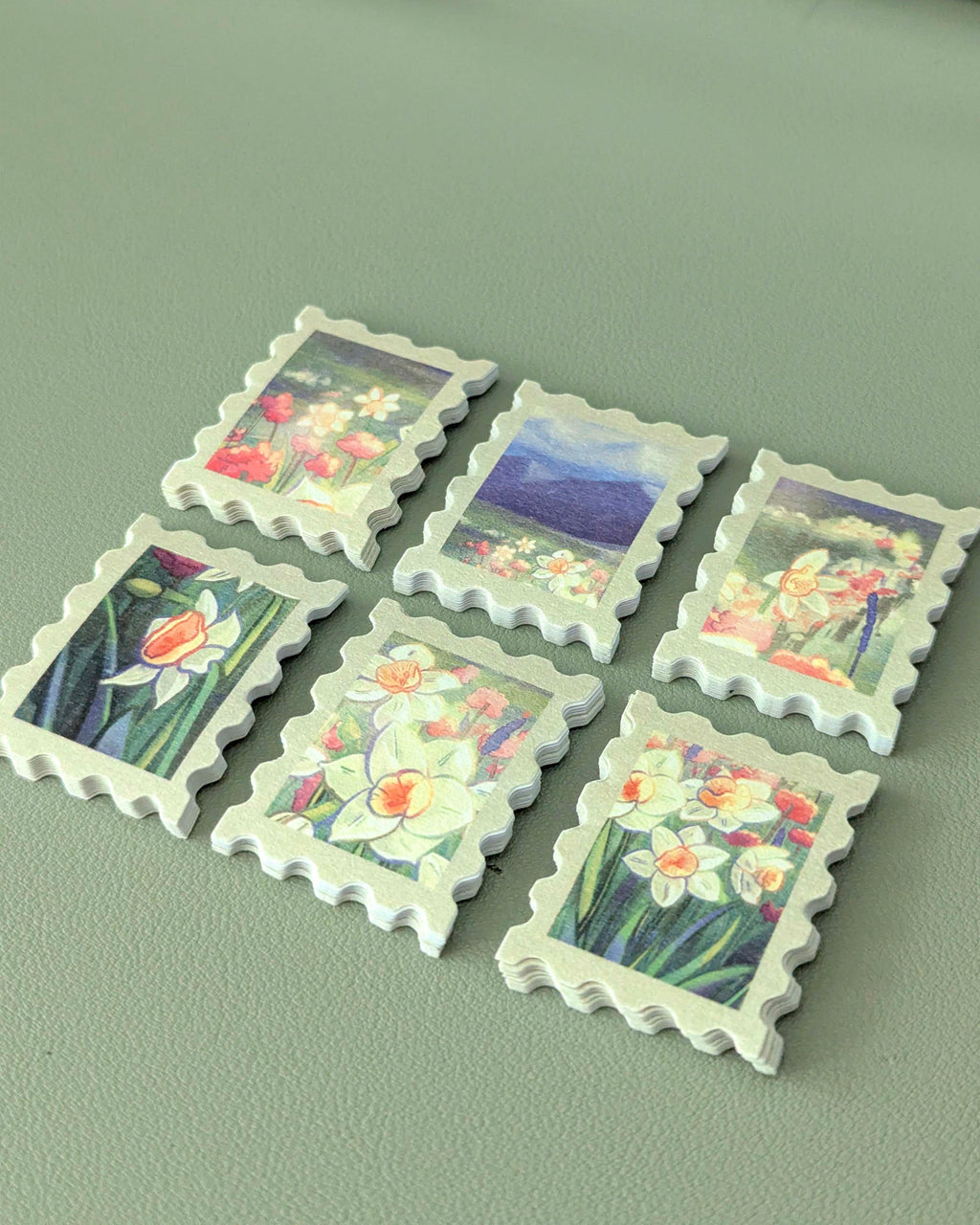 Stamp Sticker Pack - Daffodils