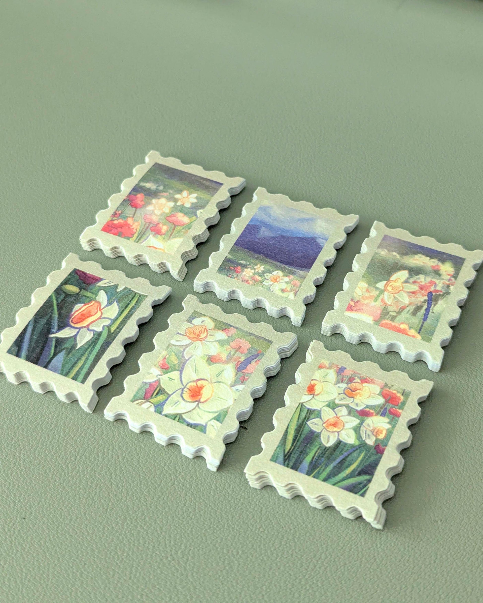 Stamp Sticker Pack - Daffodils