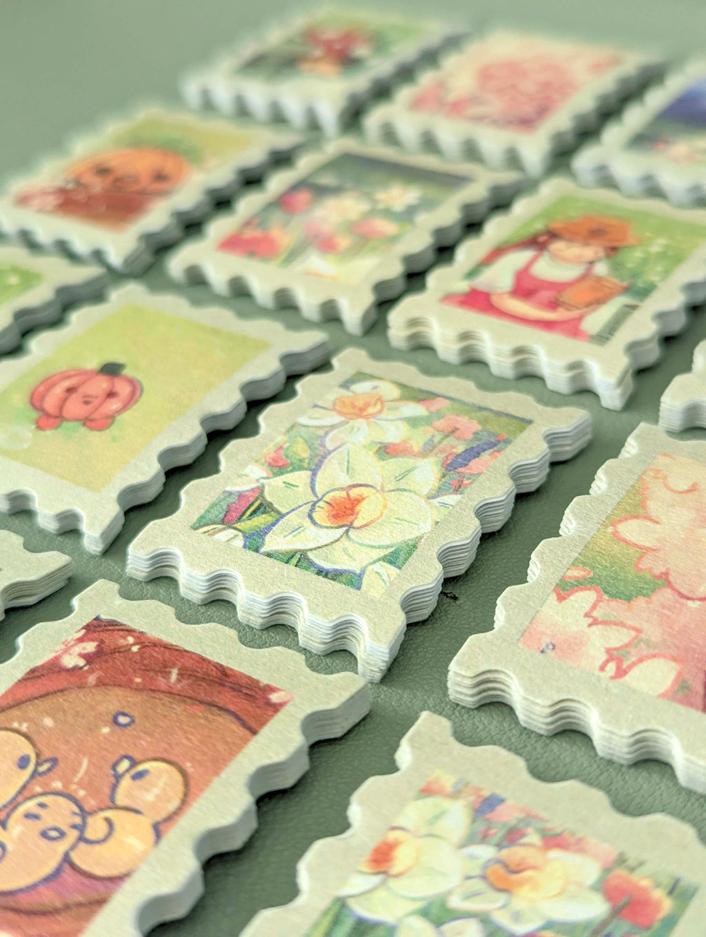 Stamp Sticker Pack - Spring Rain