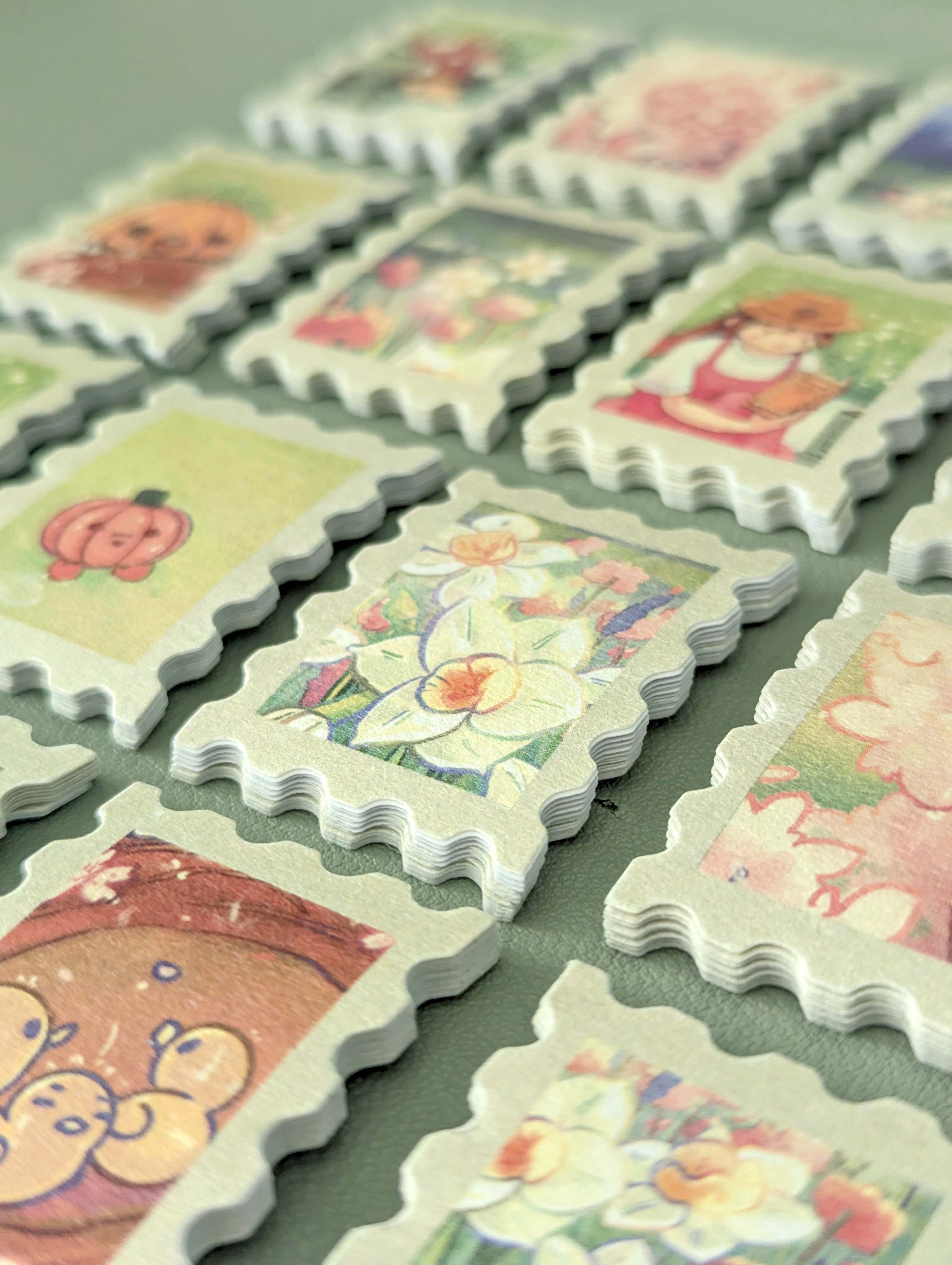 Stamp Sticker Pack - Spring Rain