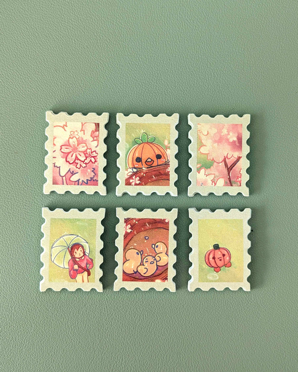 Stamp Sticker Pack - Spring Rain