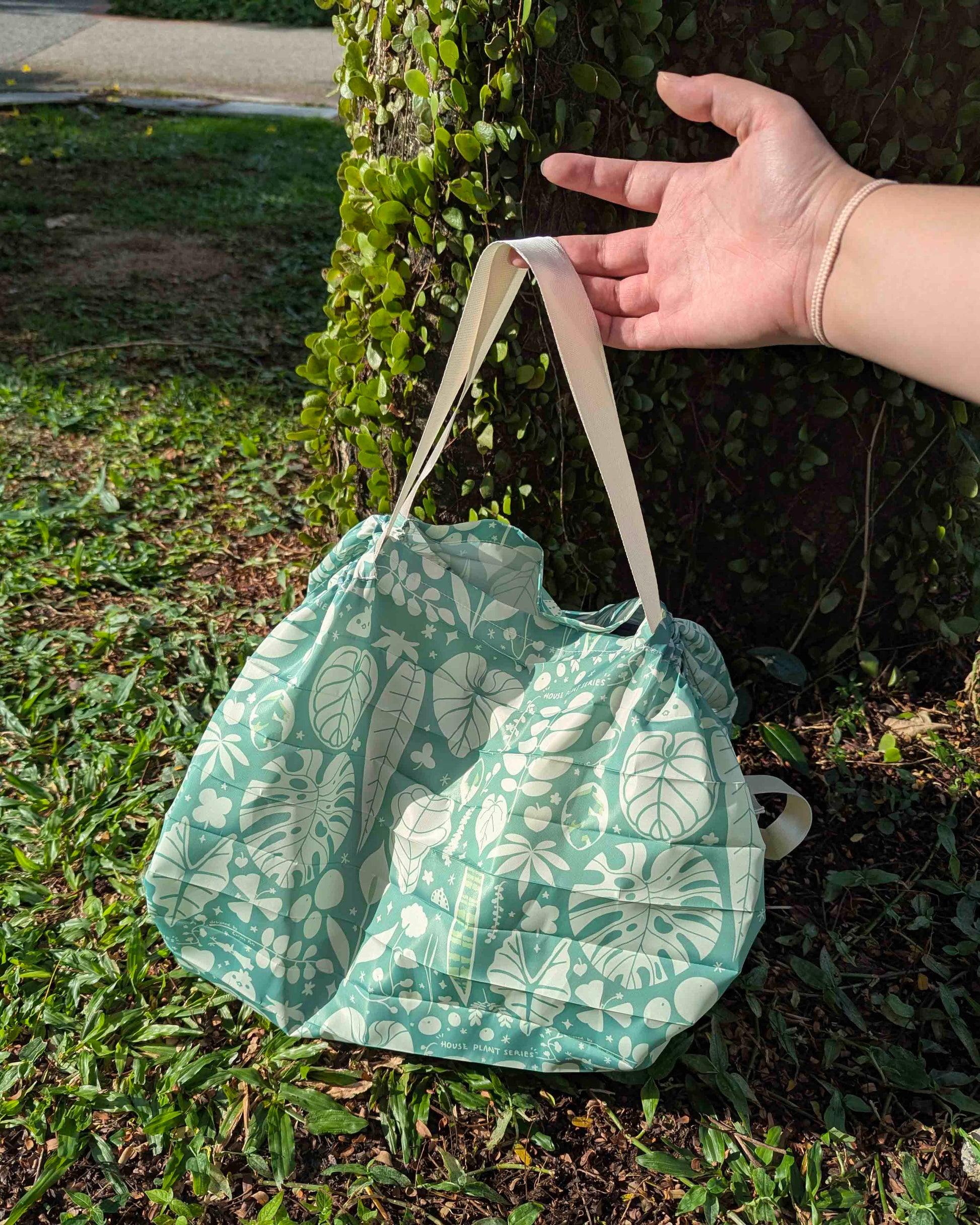 Cozy "One-Snap" Compact Bag: Fold it in One Go! - Spring & Summer