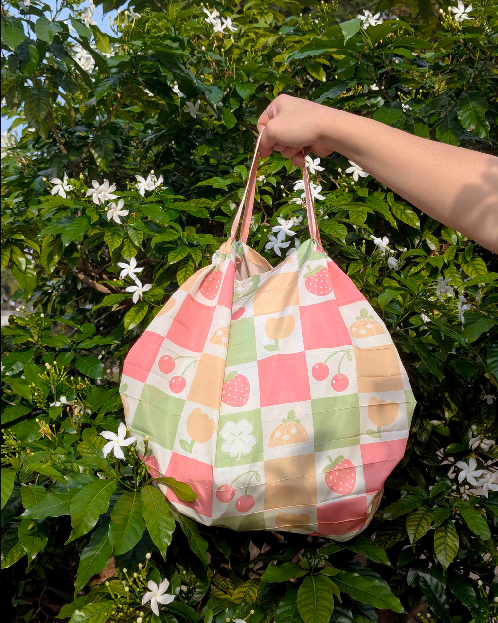 Cozy "One-Snap" Compact Bag: Fold it in One Go! - Spring & Summer