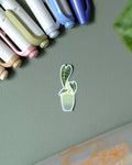 Vinyl Sticker - Alocasia Frydek - Small