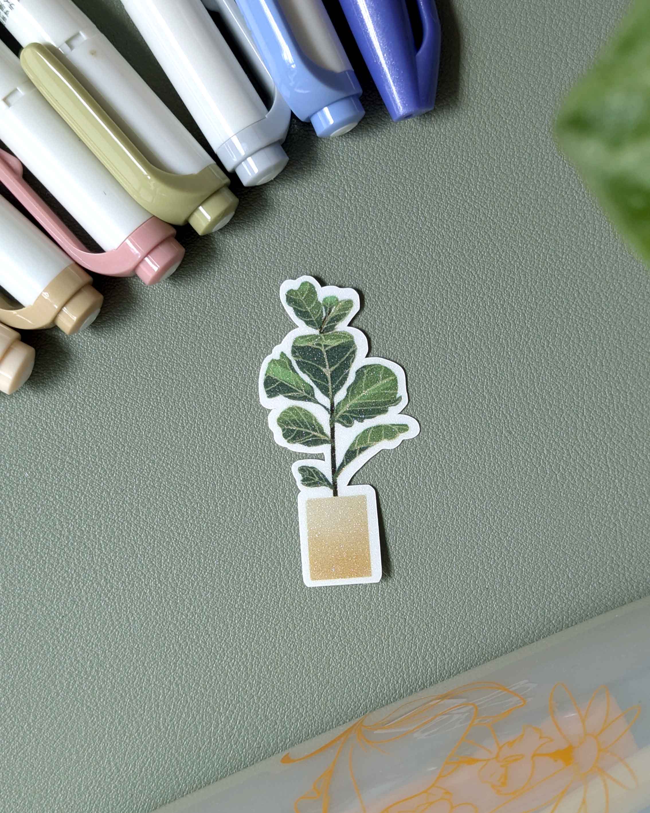 Vinyl Sticker - Fiddle Leaf Fig