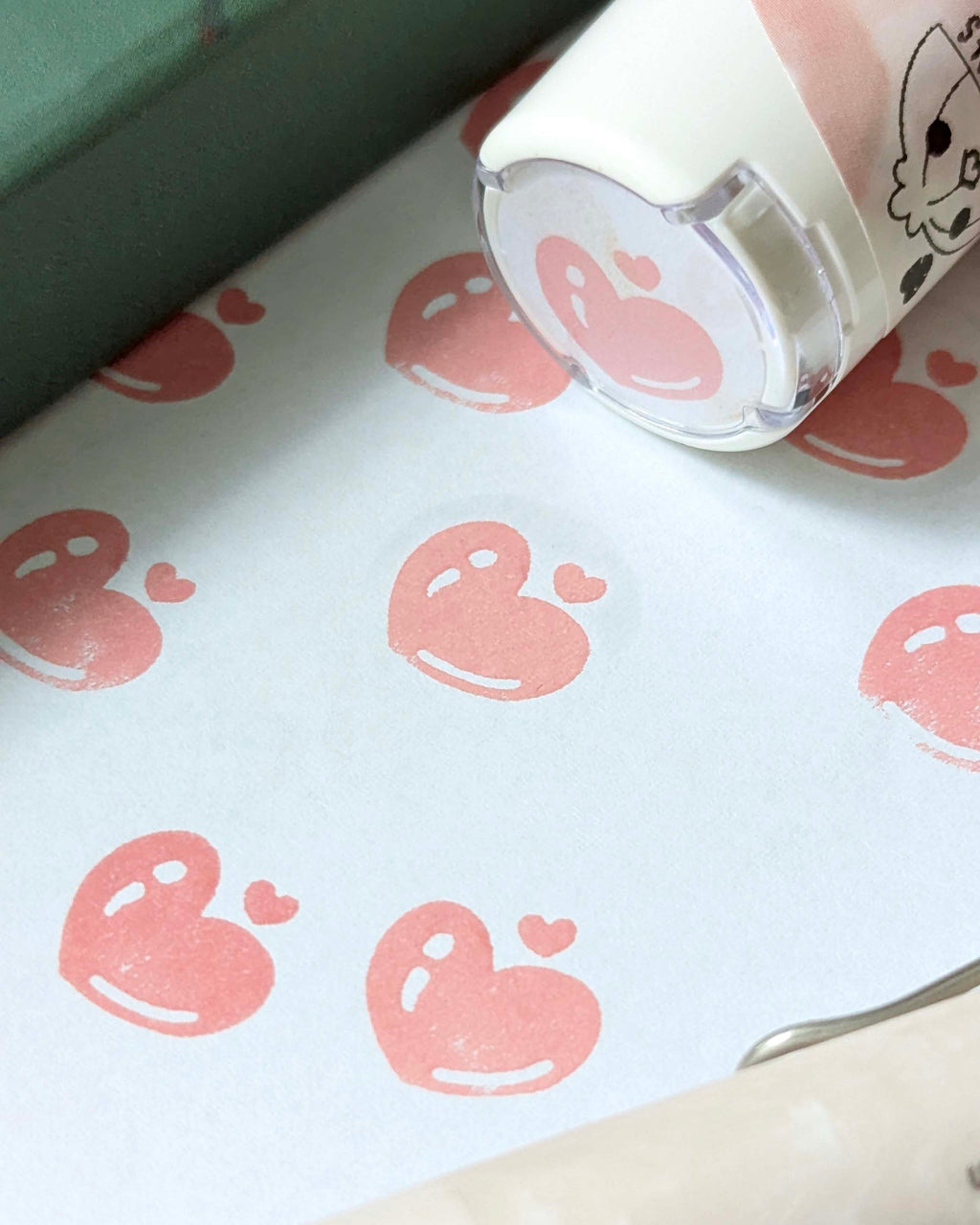 Self-inking Chops - Hearts