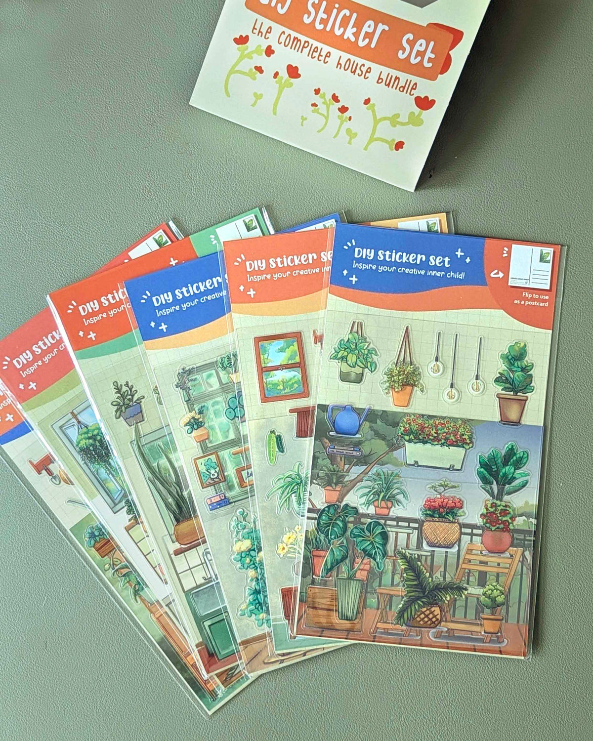 Sticker Sample House The Complete House Bundle - DIY Sticker Set – Curious Pots
