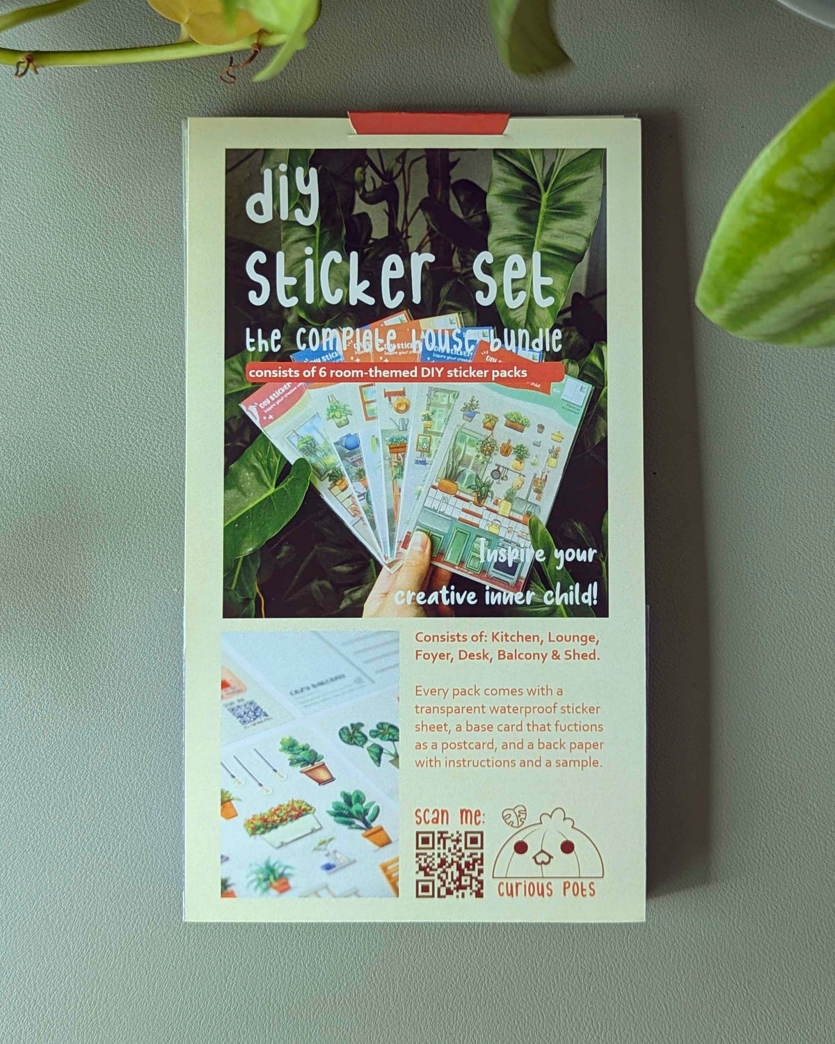 Set Complete Sticker The Complete House Bundle - DIY Sticker Set – Curious Pots